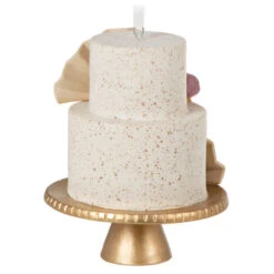 Hallmark A Sweet Beginning 2023 Porcelain Ornament -Home Improvement Store 2023 Wedding Cake Keepsake Ornament 1999QHX3067 06