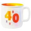 Hallmark 40 Mug, 16 Oz. -Home Improvement Store 40 Ceramic Mug 1BID1069 01