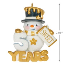 Hallmark 50 Sweet Years Special Edition Ornament -Home Improvement Store 50 Sweet Years Snowman Keepsake Ornament 1799QGO2509 03