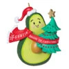 Hallmark Guacin' Around The Christmas Tree Ornament With Sound -Home Improvement Store Avocado and Christmas Tree Keepsake Ornament 2199QGO2839 01