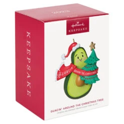 Hallmark Guacin' Around The Christmas Tree Ornament With Sound -Home Improvement Store Avocado and Christmas Tree Keepsake Ornament 2199QGO2839 04