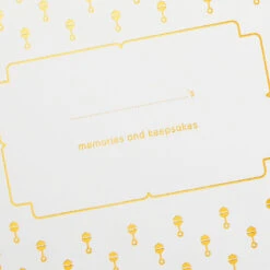 Hallmark Baby's Memories Gray Memory Box -Home Improvement Store Baby Memories Gray Memory Box 1BBY4672 04