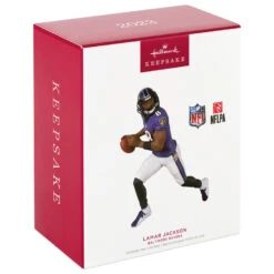 Hallmark NFL Baltimore Ravens Lamar Jackson Ornament -Home Improvement Store Baltimore Ravens Lamar Jackson Keepsake Ornament 2299QXI7167 04