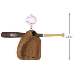 Hallmark Baseball Star 2023 Ornament -Home Improvement Store Baseball Bat Glove and Ball Keepsake Ornament 1399QGO2697 03