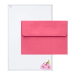 Hallmark Marjolein Bastin Pink Flowers Stationery Set, 40 Sheets -Home Improvement Store Bastin Pink Flowers Blank Sheets Stationery Set 1STN1142 03
