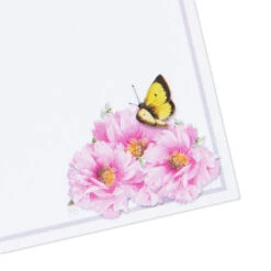 Hallmark Marjolein Bastin Pink Flowers Stationery Set, 40 Sheets -Home Improvement Store Bastin Pink Flowers Blank Sheets Stationery Set 1STN1142 05