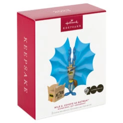 Hallmark Looney Tunes™ Wile E. Coyote™ As Batman™ Ornaments, Set Of 2 -Home Improvement Store Batman Wile E. Coyote Keepsake Ornament 1899QXI6049 04