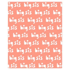 Hallmark Big Sis Fleece Blanket, 50x60 -Home Improvement Store Big Sis Fleece Blanket 1BBY4845 03