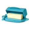 Aqua Butterie Flip-Top Butter Dish 2 Aqua Butterie Flip-Top Butter Dish -Home Improvement Store Blue Plastic FlipTop Butter Dish With Knife BTRAQU1009 01