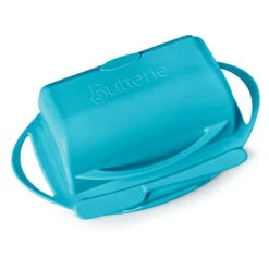 Aqua Butterie Flip-Top Butter Dish -Home Improvement Store Blue Plastic FlipTop Butter Dish With Knife BTRAQU1009 03
