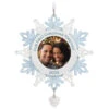 Hallmark Our First Christmas Together Snowflake 2023 Photo Frame Ornament -Home Improvement Store BlueWhite Snowflake Picture Frame Keepsake Ornament 1699QGO2879 01