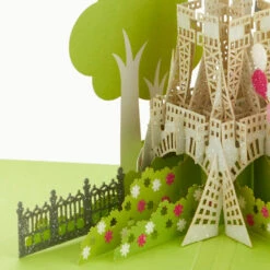 Hallmark Bonjour Eiffel Tower 3D Pop-Up Hello Card -Home Improvement Store Bonjour Eiffel Tower 3D PopUp Hello Card 1299LAD9664 04