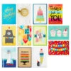 Hallmark Bright And Happy Assorted Birthday Cards, Box Of 12 -Home Improvement Store Bright and Happy Assorted Birthday Cards Bulk Pack 5EDX1019 01