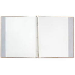 Hallmark Hexagons On Kraft Large Refillable Photo Album -Home Improvement Store Brown Kraft Paper Geometric Refillable Photo Album 1EDY3155 03