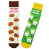 Hallmark Burger And Fries Better Together Funny Crew Socks -Home Improvement Store Burgers and Fries Novelty Crew Socks 1SOX2096 01