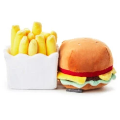 Hallmark Better Together Burger And Fries Magnetic Plush, 5" -Home Improvement Store Cheeseburger and French Fries Magnetic Plush 1KID1643 03