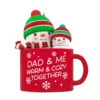 Hallmark Dad & Me Hot Cocoa Mug 2023 Ornament -Home Improvement Store Dad Me Snowmen in Mug Keepsake Ornament 1599QGO2579 01