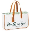 Hallmark Walk In Love Canvas Tote Bag -Home Improvement Store DaySpring Walk in Love Bible Quote Canvas Tote Bag 1REL2023 01