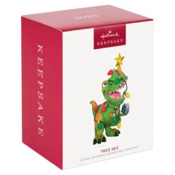 Hallmark Tree Rex Ornament -Home Improvement Store Dinosaur in Christmas Lights Keepsake Ornament 1799QGO2779 04