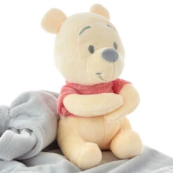 Hallmark Disney Baby Winnie The Pooh Plush And Lovey Blanket -Home Improvement Store Disney Baby Winnie the Pooh Plush and Lovey Blanket Set 1BBY4826 04