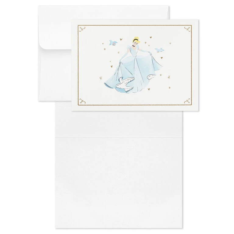 Hallmark Disney Princess Assorted Boxed Blank Note Cards Multipack, Pack Of 24 6 Hallmark Disney Princess Assorted Boxed Blank Note Cards Multipack, Pack Of 24 - Image 4