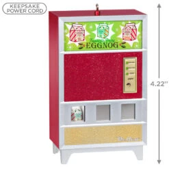 Hallmark Nellco Eggnog Machine Musical Ornament With Light -Home Improvement Store Eggnog Vending Machine Keepsake Ornament 2599QGO2649 03