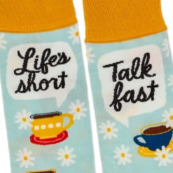 Hallmark Gilmore Girls Life's Short, Talk Fast Crew Socks -Home Improvement Store Gilmore Girls Lifes Short Talk Fast Crew Socks 1PCL1011 03
