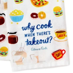 Hallmark Gilmore Girls Why Cook Tea Towel 8 Hallmark Gilmore Girls Why Cook Tea Towel -Home Improvement Store Gilmore Girls Why Cook Kitchen Towel 1PCL1009 03
