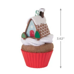 Hallmark Christmas Cupcakes Gingerbread Goodness Ornament -Home Improvement Store Gingerbread House Cupcake Keepsake Ornament 1599QXR8017 03