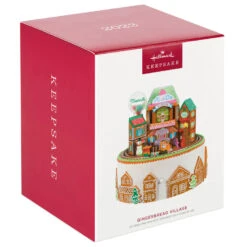 Hallmark Gingerbread Village Musical Ornament With Light And Motion -Home Improvement Store Gingerbread Village With Train Keepsake Ornament 6499QGO2687 04