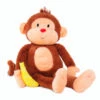 Hallmark Goin' Bananas Monkey Singing Stuffed Animal, 12" -Home Improvement Store Goin Bananas Interactive Monkey Stuffed Animal With Sound 1PSB2187 01