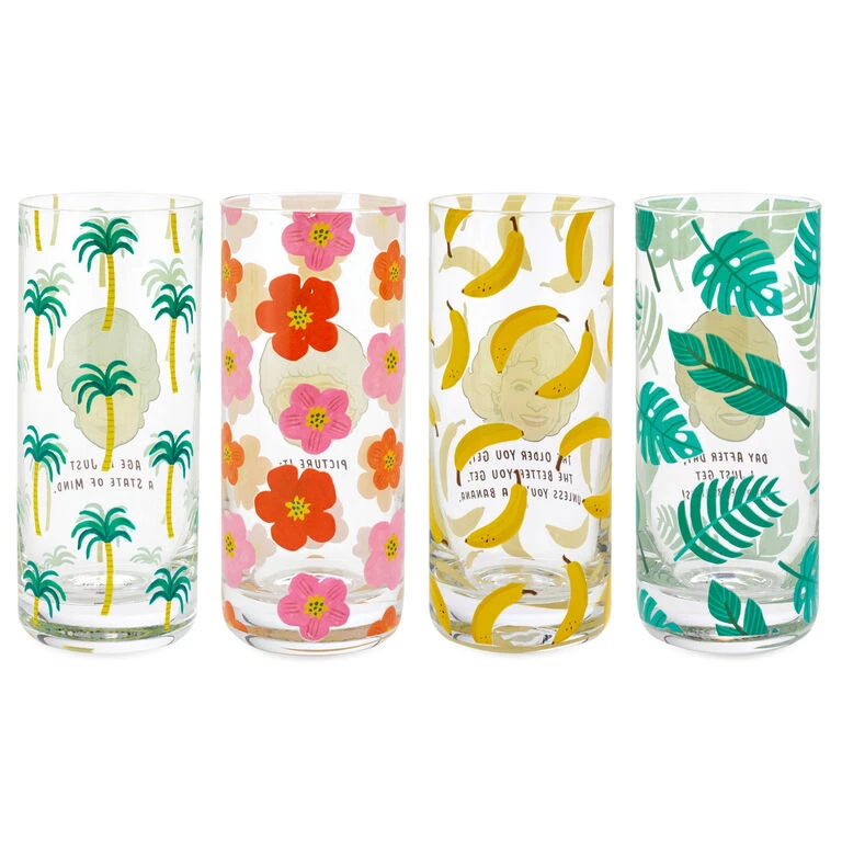 Hallmark The Golden Girls Glasses, Set Of 4 4 Hallmark The Golden Girls Glasses, Set Of 4 - Image 2