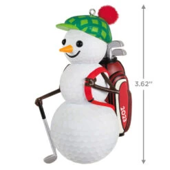 Hallmark Jolly Golfer 2023 Ornament -Home Improvement Store Golf Ball Snowman Keepsake Ornament 1899QGO2939 03