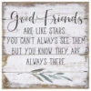 Good Friends Petite Pallet 8" Wood Quote Sign 2 Good Friends Petite Pallet 8" Wood Quote Sign -Home Improvement Store Good Friends Wood Quote Sign PET15408 01