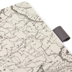 Hallmark Gray Etched Compass Faux Leather Notebook -Home Improvement Store Gray Etched Compass Faux Leather Notebook 1HWJ1851 06