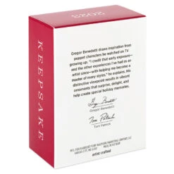 Hallmark Sew Very Merry! Ornament -Home Improvement Store Green Sewing Machine and Stocking Keepsake Ornament 1799QGO2927 05