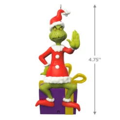 Hallmark Dr. Seuss's How The Grinch Stole Christmas!™ Grinch Peekbuster Ornament With Motion-Activated Sound -Home Improvement Store Grinch Peekbuster Keepsake Ornament 2699QXI7067 03