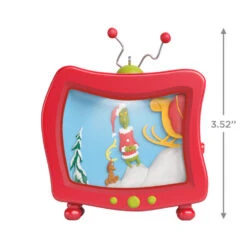 Hallmark Dr. Seuss's How The Grinch Stole Christmas!™ How Could It Be So? Ornament With Light And Sound -Home Improvement Store Grinch Stole Christmas TV Keepsake Ornament 1999QXI7387 03