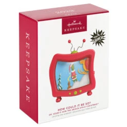 Hallmark Dr. Seuss's How The Grinch Stole Christmas!™ How Could It Be So? Ornament With Light And Sound -Home Improvement Store Grinch Stole Christmas TV Keepsake Ornament 1999QXI7387 04