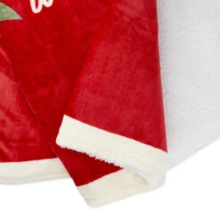 Hallmark Channel Red Oversized Blanket, 60x80 -Home Improvement Store Hallmark Channel FamilySized Blanket 1XKT3505 06