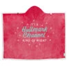 Hallmark Channel Kind Of Night Hooded Blanket, 50x70 -Home Improvement Store Hallmark Channel Kind of Night Red Hooded Blanket 1XKT3530 01