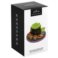 Hallmark Season's Treatings Halloween Party 2023 Ornament -Home Improvement Store Halloween Treats Tray Keepsake Ornament 1799QFO5337 04
