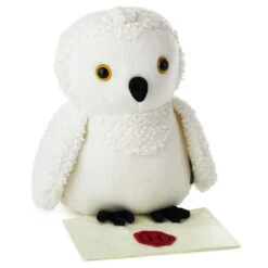 Hallmark Harry Potter™ Hedwig™ Stuffed Animal, 9" -Home Improvement Store Harry Potter Hedwig Owl Knitted Stuffed Animal 1BBY4812 03