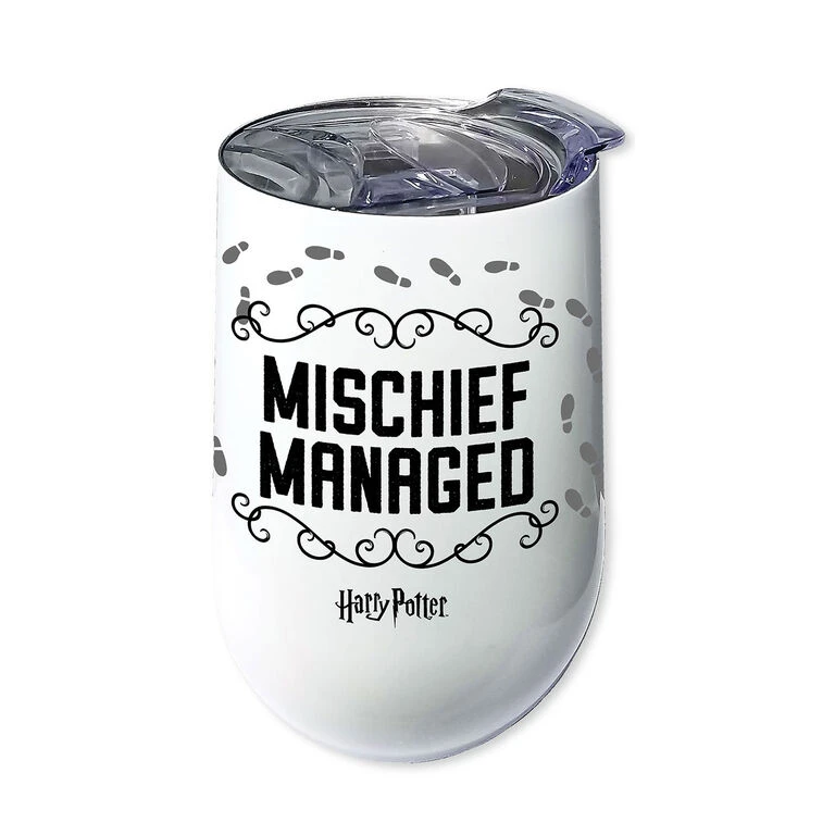 Harry Potter Mischief Managed Stainless Steel Stemless Glass, 16 Oz. 4 Harry Potter Mischief Managed Stainless Steel Stemless Glass, 16 Oz. - Image 2