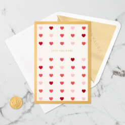 Hallmark Love You More 3D Pop-Up Love Card -Home Improvement Store Heart Pattern 3D PopUp Love Card 1299IAV5835 04