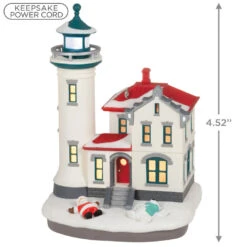 Hallmark Holiday Lighthouse 2023 Ornament With Light -Home Improvement Store Holiday Lighthouse Keepsake Ornament 2799QXR8237 03