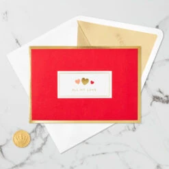 Hallmark All My Love Hearts 3D Pop-Up Love Card -Home Improvement Store I Love You Hearts 3D PopUp Love Card 1299LAD2889 04