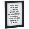Hallmark In Our Home Framed Quote Sign, 6x8 -Home Improvement Store In Our Home Framed Quote Sign 1SNN1075 01