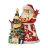 Enesco Jim Shore Dated 2023 Santa And Christmas Tree Figurine, 7.2" -Home Improvement Store Jim Shore 2023 Santa Christmas Tree Figurine 6013687 01