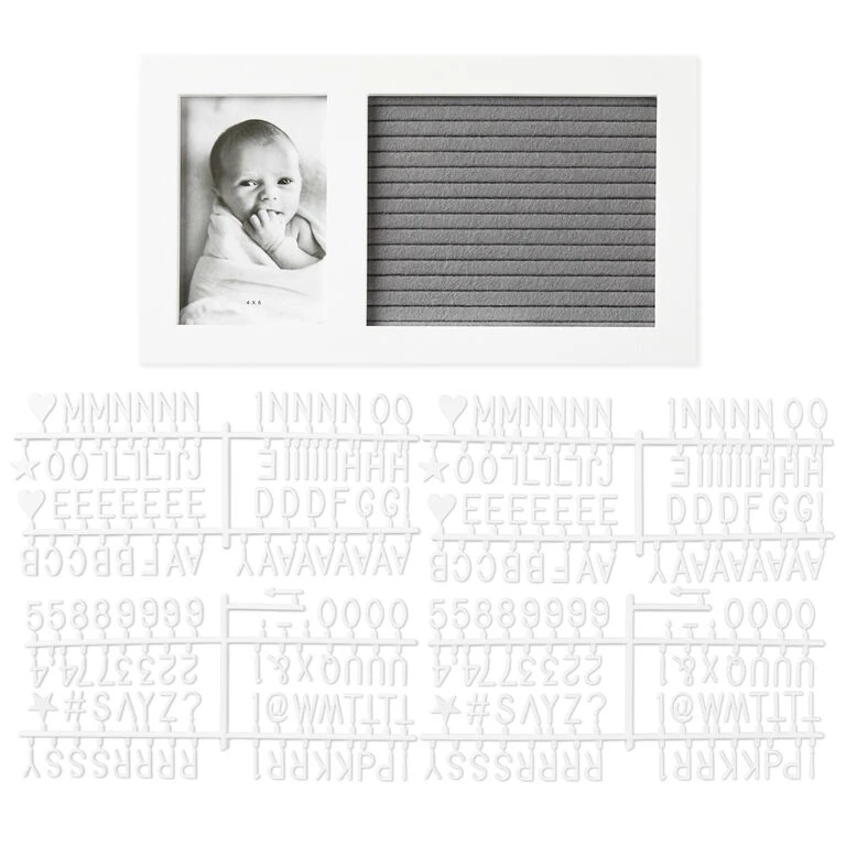 Hallmark Letter Board Announcement Picture Frame, 4x6 6 Hallmark Letter Board Announcement Picture Frame, 4x6 - Image 4